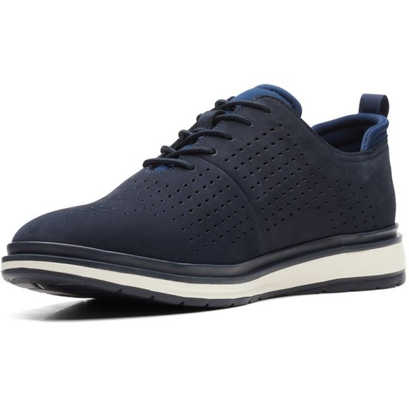Clarks(r) Chantry Hall navy nubuck